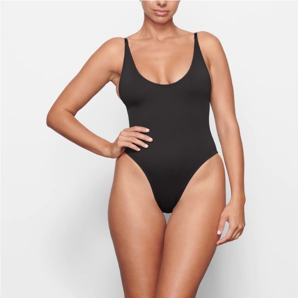 SKIMS SWIM Black One Piece Swimsuit